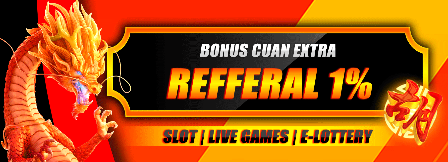 KLAIM XTRA BONUS REFFERAL 1% SEUMUR HIDUP DI LEMBAGATOTO